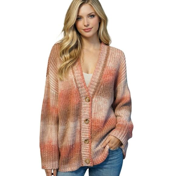 NWT Design History Colorblock Cardigan XL - Picture 1 of 2